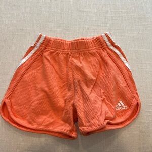Adidas Vibrant Orange Mesh Shorts